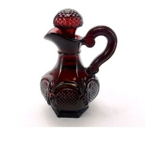 Ruby Red Cruet an 1876 Avon Cape Collection 1950’s